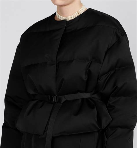 dioralps puffer jacket belt